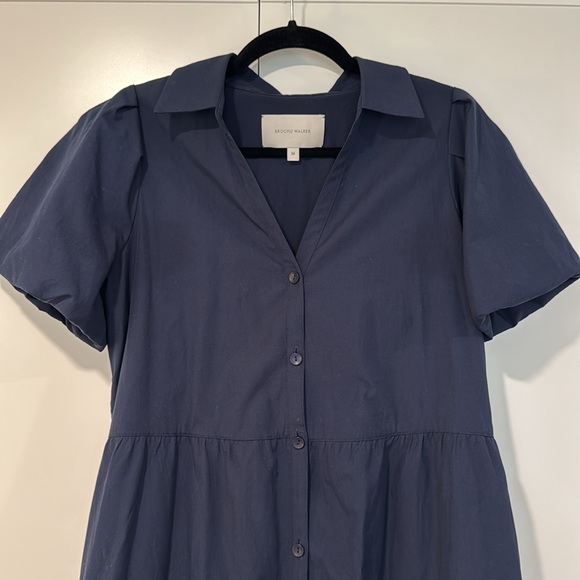 Brochu Walker Navy Dress Size Medium - Picture 3 of 4
